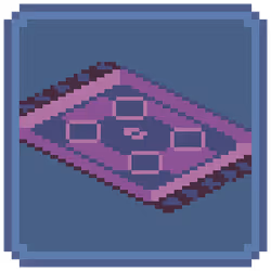 Embroidered Carpet (Purple)