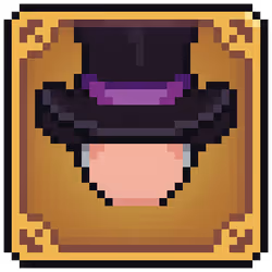 Gentleman's Top Hat (Purple)
