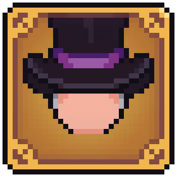 Gentleman's Top Hat (Purple)