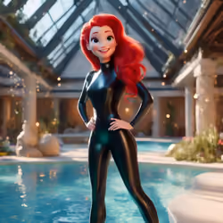 12 - Dive and Smile - Shiny Hair