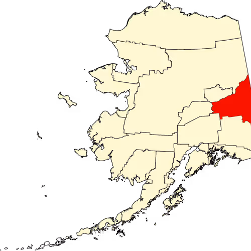 Southeast Fairbanks Census Area Map