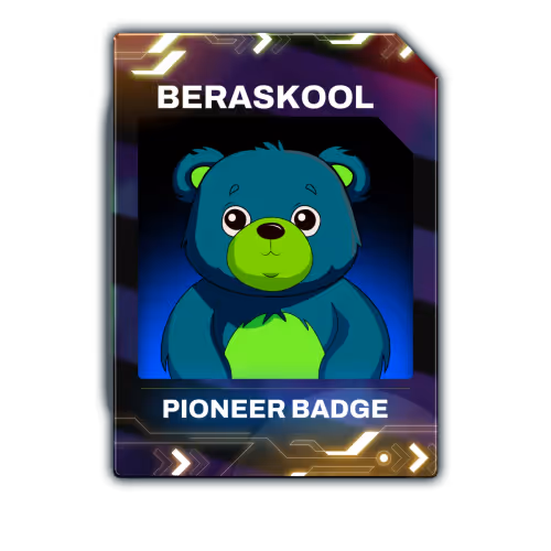 BeraSkool Pioneer Badge