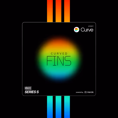 Curved Fins Mbadge