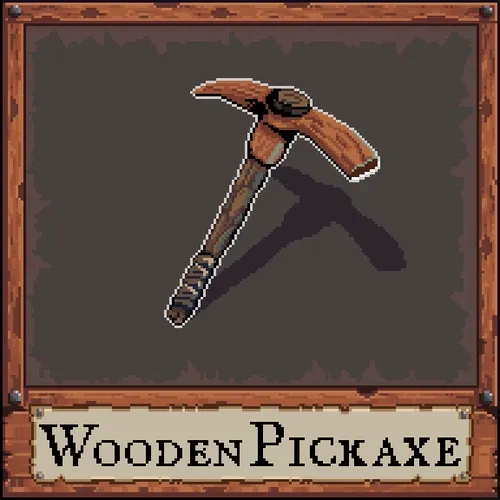 Wooden pickaxe 712