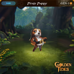Pirate Puppy #6538