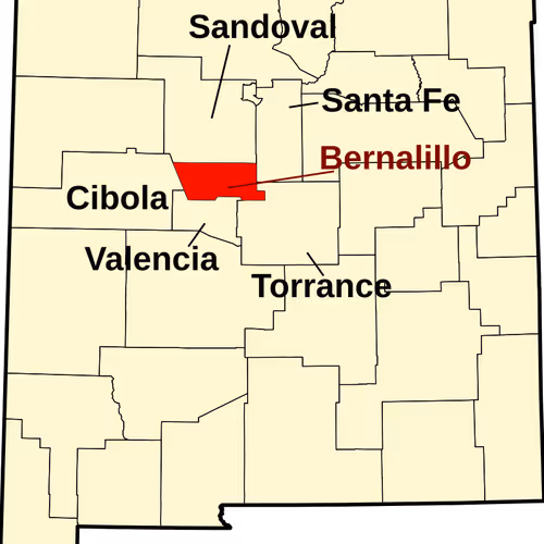 Bernalillo County (Albuquerque) Map
