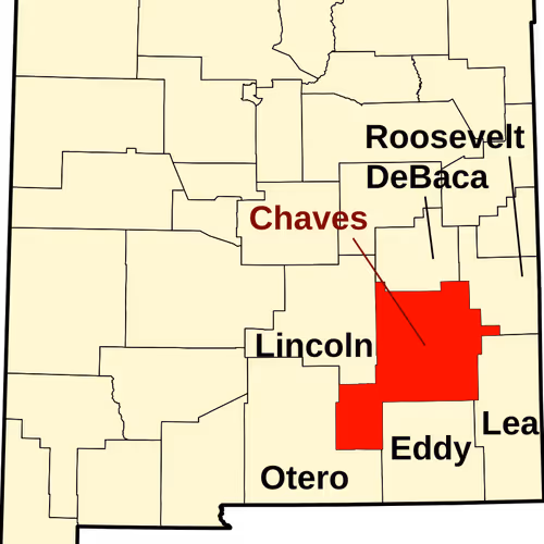 Chaves County Map