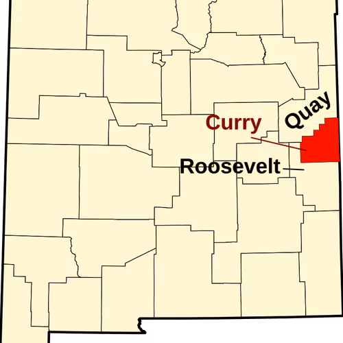 Curry County Map