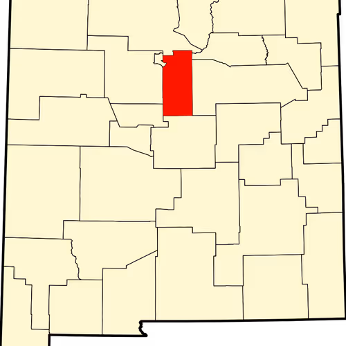Santa Fe County Map