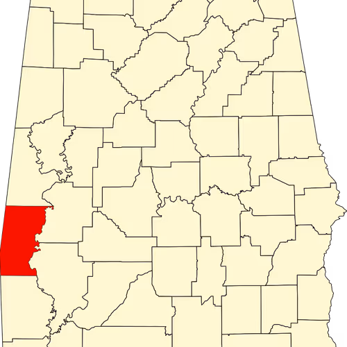Choctaw County Map