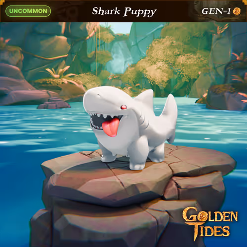 Golden Tides Gen1 Shark Puppy Pets のロゴ