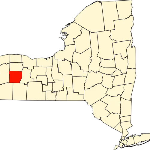 Wyoming County Map