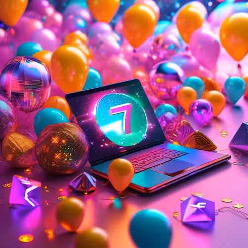 Trust Wallet 7th Anniversary by: CGPT 🎈