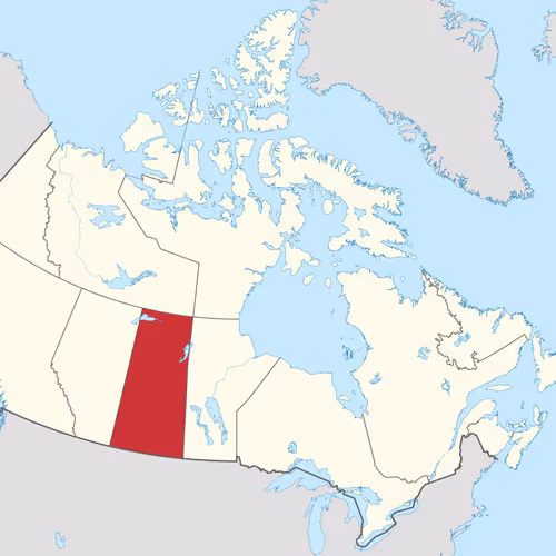 Map of Saskatchewan