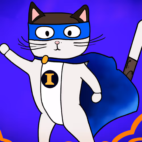 Superhero cat
