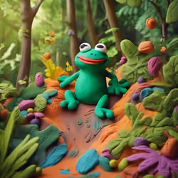 Frog in Forest - Chilling out