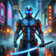 Cyber Samurai: Neon Shadow