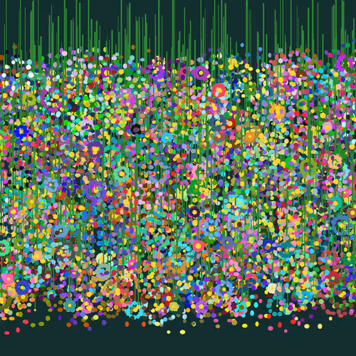 God Candles and Flowers by WizardX