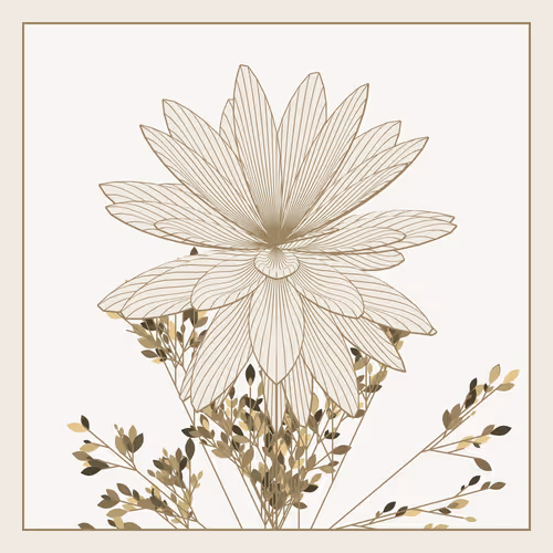 Floral Monochrome by Henry Hu
