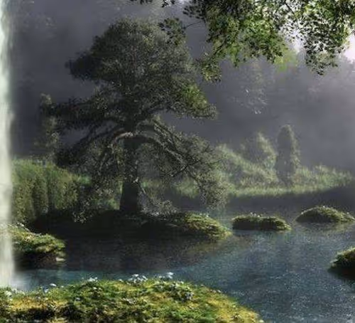 waterfall in the forest