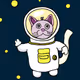 Astronaut cat