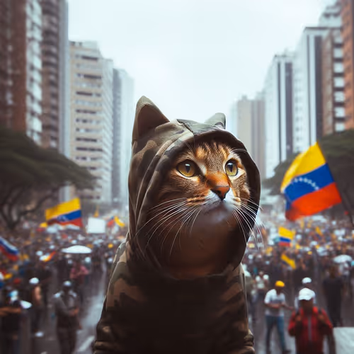 Gatito guarimbero