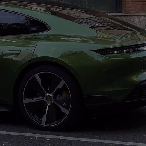 green car