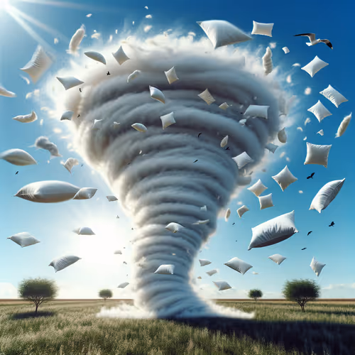 Pillow tornado