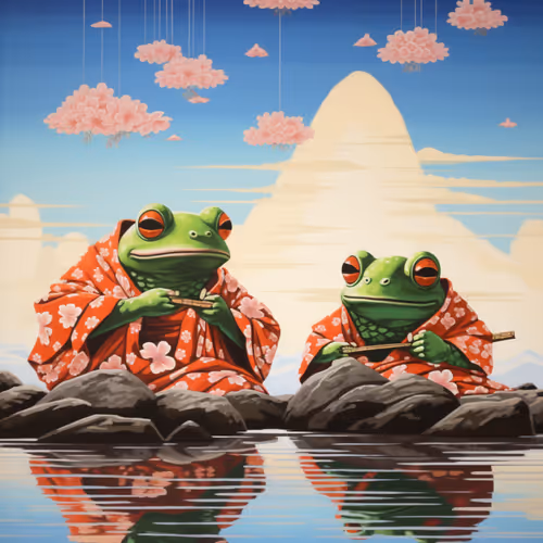 Japanese Frogs
