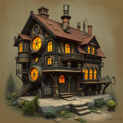 Steampunk Mansions