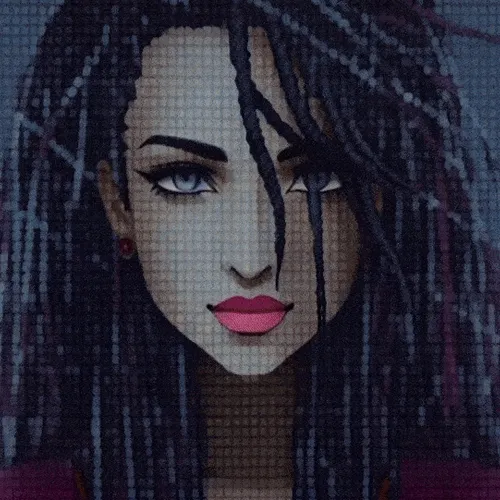 Mosaic girl