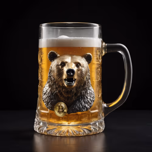 Bitcoin Bear Beer