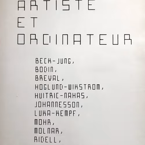 Artiste Et Ordinateur