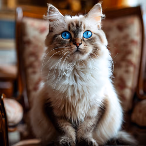 Blue eyed cat