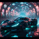Neon Punk Race Car