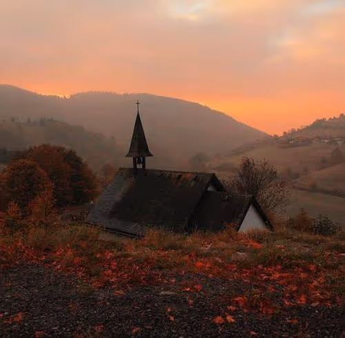 house in the mountains