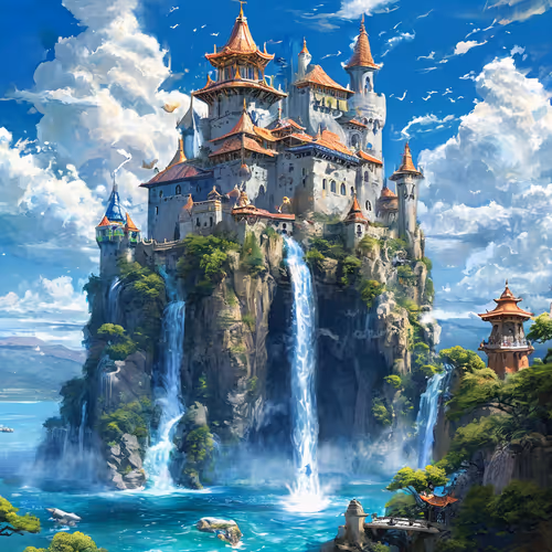 Fortress in the clouds