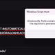WINDOWS SCRIPTS HOST