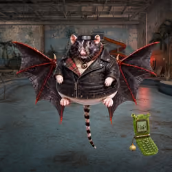 FAT RAT WIF HAT #0435