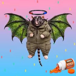 FAT RAT WIF HAT #0660