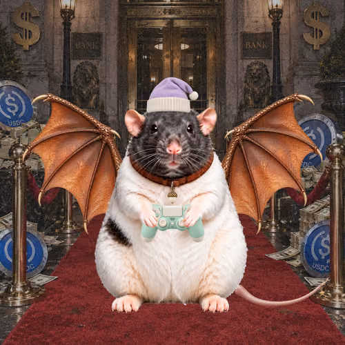 Fat Cat Bat Rat Wif Hat #01071