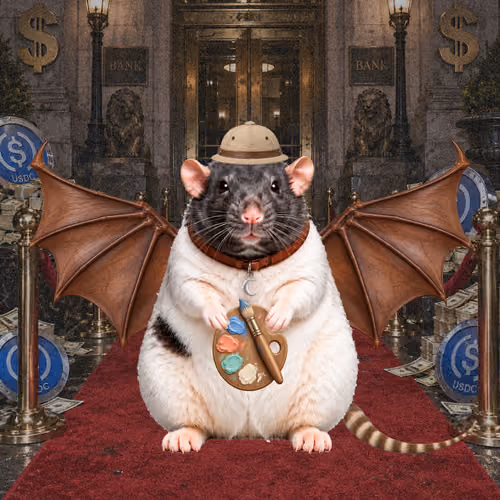 Fat Cat Bat Rat Wif Hat #01558
