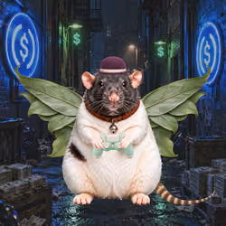 Fat Cat Bat Rat Wif Hat #00322
