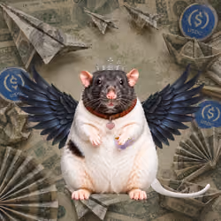 Fat Cat Bat Rat Wif Hat #05611