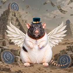 Fat Cat Bat Rat Wif Hat #01461