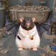Fat Cat Bat Rat Wif Hat #03452