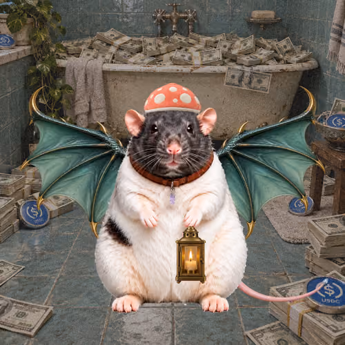 Fat Cat Bat Rat Wif Hat #01540