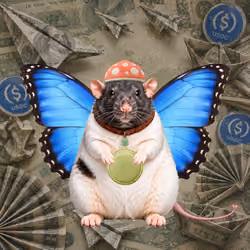 Fat Cat Bat Rat Wif Hat #05286