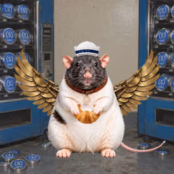 Fat Cat Bat Rat Wif Hat #00329