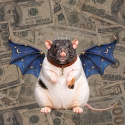 Fat Cat Bat Rat Wif Hat #05863